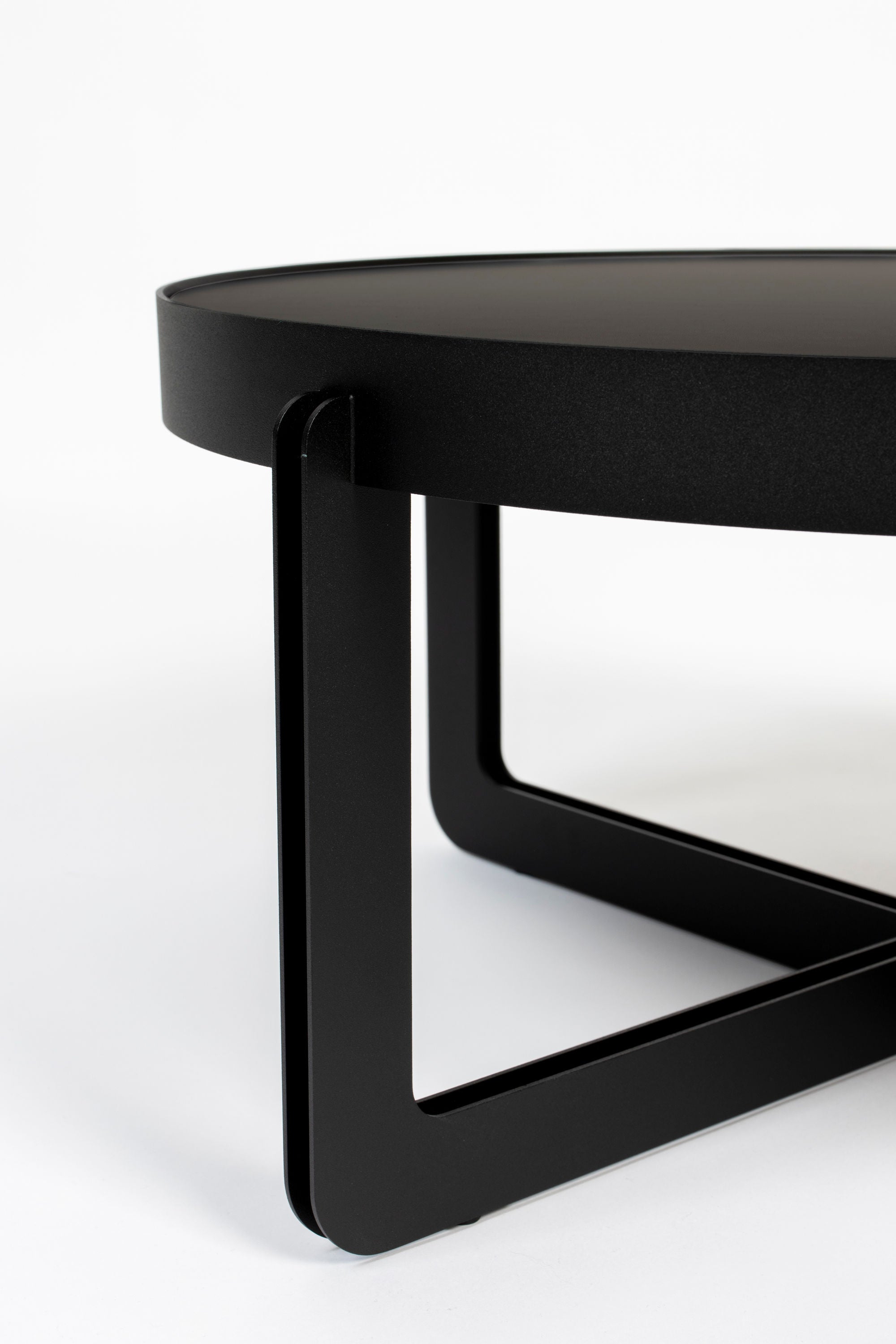 Zuiver Centre Round Black Coffee Table